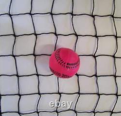 100' x 9 1/2' BLACK SQUARE NYLON NETTING BASEBALL BARRIER BATTING CAGE 2 #18