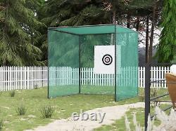 10X10FT Steel Golf Driving Cage For Swing Practice Hitting Kit WithTraining Aids