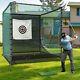 10X10X10Ft Golf Driving Cage with Wheels Training Aids Swing Chipping Practice