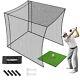 10x10x10 Golf Cage Net, Baseball Batting Cage Net Only Golf Cage Hitting Net