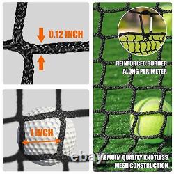 10x10x10 Golf Cage Net, Baseball Batting Cage Net Only Golf Cage Hitting Net