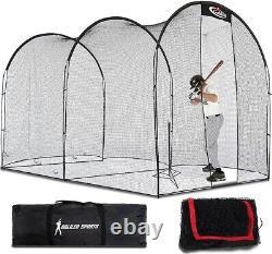 16X10FT Gagalileo Baseball Softball Batting Cage Portable Training Cage Backyard