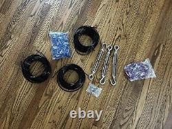 20' 35' 55' Baseball Batting Cage Cable Kit Batting Cage Netting Wire Tension