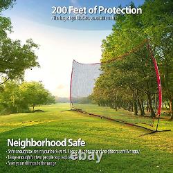 20X10Ft Sports Net 200 SQ Feet of Protection Multi Sport Netting Barrier