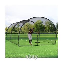 20ft Baseball Batting Cage Net, Fully Enclosed Baseball & Softball & Golf Bat