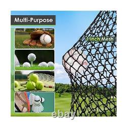 20ft Baseball Batting Cage Net, Fully Enclosed Baseball & Softball & Golf Bat