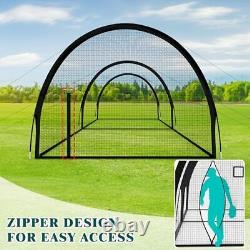 22 FT Baseball Cage, Portable Batting Cage with Carry Bag, Baseball & Softball