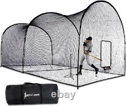 22X10FT Gagalileo Baseball Softball Batting Cage Portable Training Target Cage