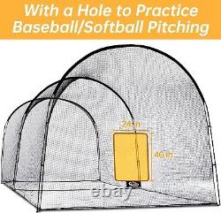 22X10FT Gagalileo Baseball Softball Batting Cage Portable Training Target Cage