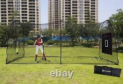 22X10FT Gagalileo Baseball Softball Batting Cage Portable Training Target Cage