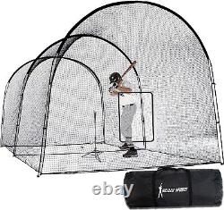 22X10FT Gagalileo Baseball Softball Batting Cage Portable Training Target Cage