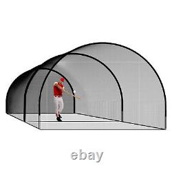 22ft Baseball Batting Cage Backyard Portable Batting Net For Baseball Softball