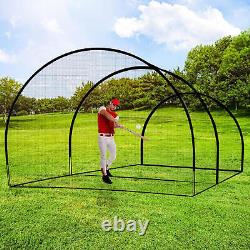 22ft Baseball Batting Cage Backyard Portable Batting Net For Baseball Softball