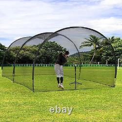 22ft Baseball Batting Cage Backyard Portable Batting Net For Baseball Softball