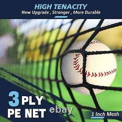 22x12x8FT Softball Baseball Cage Net and Frame Heavy Duty Pitching Batting Cage