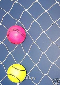 25' x 10' x 10' Batting Cage Netting Baseball Softball Nylon 2 #15-160 lb Test
