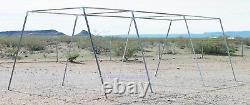 30' Baseball Softball Slant Leg Trapezoid Batting Pitching Cage 3/4 Frame Fit