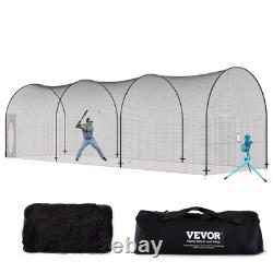 40FT Softball Baseball Cage Net and Frame Heavy Duty Pitching Batting Cage