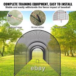 40FT Softball Baseball Cage Net and Frame Heavy Duty Pitching Batting Cage