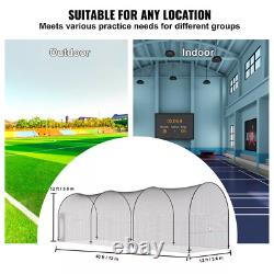 40FT Softball Baseball Cage Net and Frame Heavy Duty Pitching Batting Cage