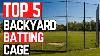 5 Best Backyard Batting Cage 2022 Backyard Batting Cage Reviews