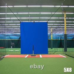 5' X 8' Vinyl Heavy Duty Baseball Batting Cage Backstop Professional Hitting F