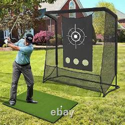 7x7FT Portable Golf Practice Net Hitting Driving Training Aid with handbag Outdoor