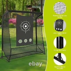 7x7FT Portable Golf Practice Net Hitting Driving Training Aid with handbag Outdoor