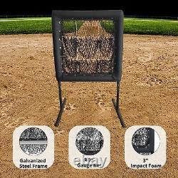 9 Pocket Hole Baseball Pitching Practice Net w Strike Zone Pitchers Training Aid