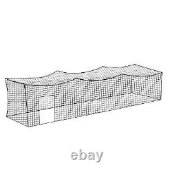 Aoneky Polyethylene Twisted Knotted Baseball Batting Cage Netting NET ONLY N