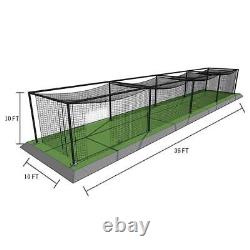 Aoneky Polyethylene Twisted Knotted Baseball Batting Cage Netting NET ONLY N