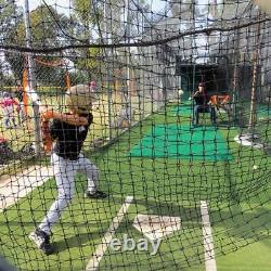 Aoneky Polyethylene Twisted Knotted Baseball Batting Cage Netting NET ONLY N