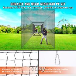 Backyard Baseball Batting Cage Net Netting 35' x 10' x 10' Portable Pitching