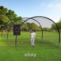 Baseball Batting Cage, 22 x 10 x 8Ft Baseball and Softball Batting Cage with