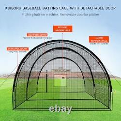 Baseball Batting Cage Net Batting Cages for Backyard 22x12x8ft Portable