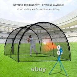 Baseball Batting Cage Net Batting Cages for Backyard 22x12x8ft Portable