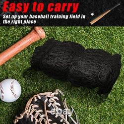 Baseball Batting Cage Net Heavy Duty Cricket Softball Hitting 35 x 10 x 10 ft