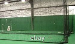 Baseball Batting Cage Net Netting #42 (54 Ply) HDPE 14' x 14' x 70