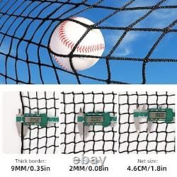 Baseball Batting Cage Net Only, Baseball Nets for Batting with 101010ft