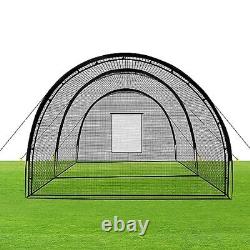 Baseball Batting Cage Net and Frame Batting Cages for Backyard with Pitching