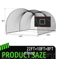 Baseball Batting Cage Net for Home Practice, Enclosed Hitting Cage Net and