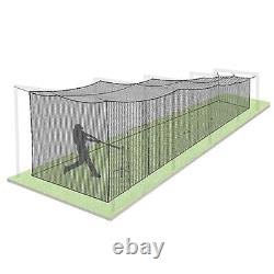Baseball Batting Cage Nets, ONLY NET, 10'H x10'W x 35'L Baseball and Softball