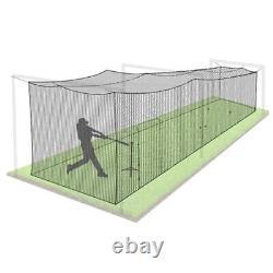 Baseball Batting Cage Nets, ONLY NET, 8'H x8'W x 20'L Baseball and Softball