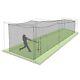 Baseball Batting Cage Nets, ONLY NET, 8'H x8'W x 20'L Baseball and Softball