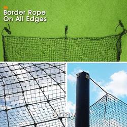 Baseball Batting Cage Nets, ONLY NET, 8'H x8'W x 20'L Baseball and Softball