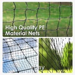 Baseball Batting Cage Nets, ONLY NET, 8'H x8'W x 20'L Baseball and Softball C