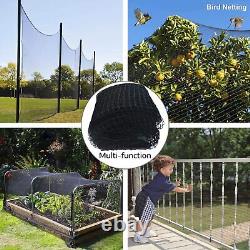 Baseball Batting Cage Netting, Heavy-Duty Sports Barrier Nets 14x 28FT, Portab