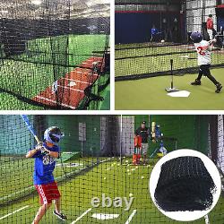 Baseball Batting Cage Netting, Heavy-Duty Sports Barrier Nets 30X 12Ft