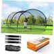 Baseball Batting Cages 20&30ft for Backyard, 20FT 1 Mesh, Enclosed Cage