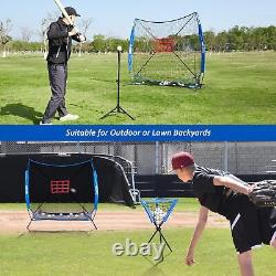 Baseball Net, 7x7' Baseball Softball Practice Net Baseball Nets for Batting P